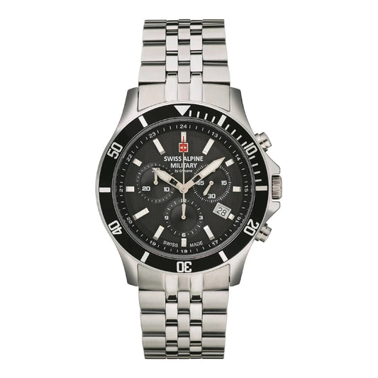 Swiss Alpine Military 7022.9137SAM Herrenuhr Chronograph-0